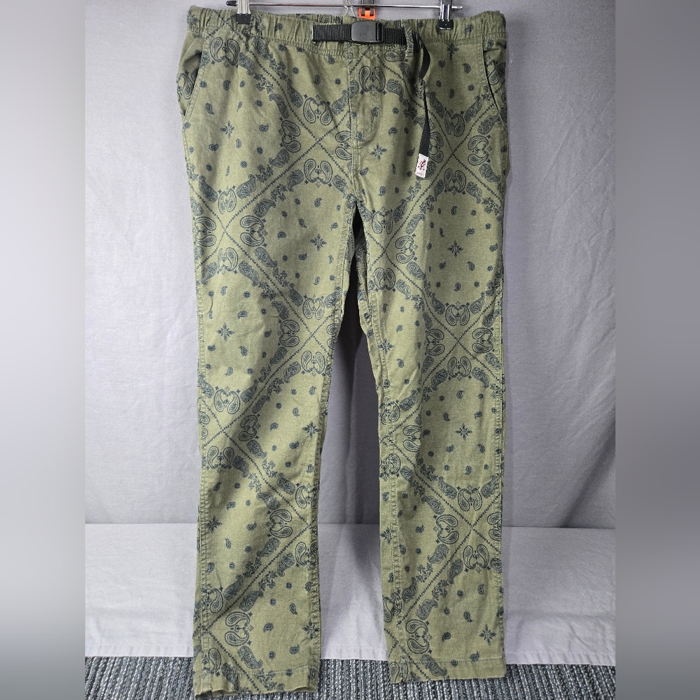 Gramicci Army Green Paisley Pattern Women's 14